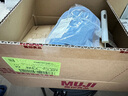 无印良品 MUJI 男式 棉水洗府绸 短裤休闲短裤男款夏季纯棉全棉AED14A2S 烟熏蓝色 M 实拍图