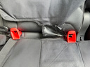 迈米德汽车儿童安全座椅isofix连接带硬接口支架卡扣导向引导槽配件加装 导向槽红色一对 实拍图