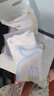 婧麒（JOYNCLEON）新生婴儿衣服春秋宝宝纯棉连体衣无骨夏季居家内衣蝴蝶哈衣两件装 可爱熊（两件装） 66cm 实拍图