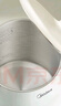 美的（Midea）电热水壶 2L大容量 1800W大功率速沸 双层防烫 304不锈钢无缝内胆 烧水壶电水壶 SH20M119 实拍图