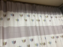 诺罗 窗帘成品韩式田园卧室飘窗小窗遮光隔热防晒遮阳清新短帘 灰色三叶草布普通挂钩款 2.5米*2米 1片 【成品】 实拍图