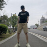 我的速度休闲短裤男夏季外穿夏天纯棉松紧腰中裤宽松马裤过膝男士五分裤子 卡其色 4XL 实拍图