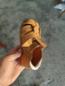 卡特兔儿童凉鞋男童夏季童鞋宝宝学步鞋幼儿凉鞋女宝公主鞋婴童洞洞鞋子 棕色-有吊坠 25 内长15.5cm  脚长14.3-14.9 实拍图