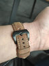 征途适配沛纳海疯马皮表带PAM111真皮表带男针扣441 359手表链配件 (黑色针扣)驼棕疯马皮 26mm 实拍图