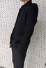 JIAYE高级感痞帅新中式中山装夹克男春秋赵山河同款休闲立领西装外套潮 #黑色【单件外套】 XL 【建议120-140斤】 实拍图