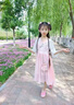 酷乐羊汉服女童连衣裙子2025夏季新款古装儿童超仙襦裙中国风夏装童装潮 粉色(1090)+挎包 130 实拍图