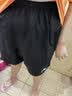 李宁短裤女运动裤夏季休闲健身五分裤冰丝速干跑步宽松透气薄沙滩裤子 黑【速干-拉链口袋】男女同款 2XL /185（170-185斤） 实拍图