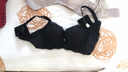 欧迪芬（Ordifen）秋冬年内衣女性感蕾丝调整文胸小胸聚拢软钢圈侧收副乳防下垂胸罩 黑色套装 80C 36C 实拍图