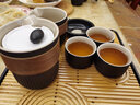 南山先生功夫茶具套装家用陶瓷简约日式便携旅行茶具包小型车载快客杯小套 九件套装无茶盘 实拍图