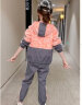 迪士尼品牌童装女童春秋套装中大童网红女孩洋气韩版儿童运动两件套秋装 灰色 140 晒单实拍图