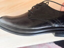 卡帝乐鳄鱼（CARTELO）软牛皮冬季男士皮鞋新款通勤商务正装鞋子休闲西装新郎结婚鞋真皮 黑色加绒1288款 42 实拍图