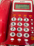美思奇8018/616电话机来电显示老式固话 办公家用 免电池 映宇166电话机 8018A红色（双免提） 实拍图