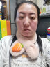 达芬奇密码  圣诞儿童圣诞动物卡通围脖礼物冬季仿獭兔毛绒百搭秋冬天围巾 胡萝卜 裸色 70cm*10cm 实拍图