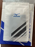 美津浓（MIZUNO） 运动护膝男女保暖护腿篮球羽毛球跑步登山健身运动护具髌骨带 黑灰色（两只装）无防滑条 L 实拍图
