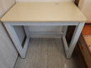 福红龙【现货秒发】电脑桌台式家用现代简约写字桌办公学习简易书桌 白枫色+白架 长80*宽50*高73 实拍图