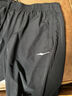 鸿星尔克运动裤男秋冬季新款长裤加绒男款跑步裤子卫裤男士九分裤休闲裤 正黑-吸湿速干-2012 XL （170-175cm/130-140斤） 实拍图