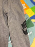 NIKE 耐克小童装男童加绒保暖长裤秋冬儿童针织休闲运动裤 岩岭灰(冬季加绒) 130 /56 【建议身高116-122cm】 实拍图