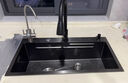 松鲸 厨房水槽大单槽台下盆手工不锈钢洗菜盆一体盆洗菜池洗碗淘菜盆 B套餐-配冷热龙头 三孔单槽-60*45cm 实拍图