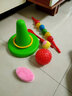 幼儿园教具儿童跳房子跳格子跳圈圈感统训练器材家用体育户外跳跃类玩具 中号10圈+10卡扣(直径28CM*送1个棉沙包) 实拍图