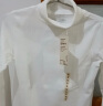 无印良品 MUJI 女式 弹力罗纹编织 高领长袖T恤 BBM01A1A 米白色 M 实拍图