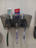 侑家良品 牙刷置物架牙刷架 壁挂式浴室卫生间置物架免打孔 三口之家 实拍图