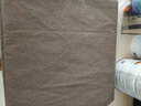 黄河口老粗布床单【A类纯棉】 加厚色织  粗布床单纯棉 舒爽透气被单纯棉床单 纯色咖啡色 250X250cm适合1.8、2.0米床 实拍图