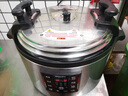 德玛仕（DEMASHI）商用大容量电压力锅 智能蒸煮多用电饭锅 食堂饭店电高压锅 特大号电饭煲煮饭锅 21升|适用30-40人|煮饭炖肉煲汤 实拍图
