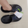 卡骆驰（crocs）洞洞鞋男女鞋 夏季新款户外休闲沙滩涉水鞋耐磨透气防滑拖鞋凉鞋 贝雅基础款/白色-字母镂空 M7W9/25cm/39-40 实拍图