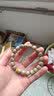 欧梵洛 石玉料星月手串海南原生态翡翠绿阴皮星月菩提男女单圈佛珠 【高润/骨瓷白手串】(11×10mm) 实拍图
