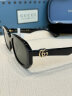 古驰（GUCCI）墨镜2024新款眼镜猫眼小框防紫外线开车专用太阳镜男女款GG1534S GG1534S-001 晒单实拍图