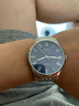 爱沃驰瑞士品牌手表男表自动机械表超薄进口机芯时尚商务防水IW男士腕表 本色蓝面｜银色精钢带｜进口机芯 实拍图