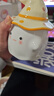 贞嘻马克杯陶瓷杯带盖高颜值可爱水杯送礼生日万圣节礼物咖啡情侣杯子 可爱小幽灵马克杯【黄色魔法帽】 实拍图