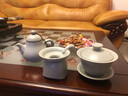 汝道（RUDAO） 汝窑整套功夫茶具套装家用开片汝瓷鎏银茶具复古陶瓷茶器纯银金福茶壶茶杯盖碗整套礼品 汝窑-梨型壶11入礼盒装 实拍图