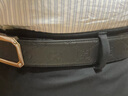 古驰（GUCCI）腰带 男士经典款方扣板扣皮带 GG压纹牛皮腰带商务休闲 黑色【配原装盒】403941 105cm(适合3尺-3尺2腰围) 实拍图