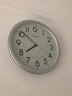 SEIKO精工时钟挂钟客厅钟表挂墙石英钟机芯夜光家用现代简约大气免打孔 QXA629S （银色边框） 实拍图