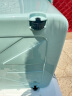 禧天龙塑料衣物收纳箱杂物整理箱60L 蓝色  3个装 带轮 实拍图