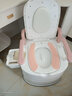 宝贝时代移动马桶老人孕妇坐便器马桶便携式马桶老年人可移动病人便盆简易坐便器成人 粉红色--卧室专用【增强防滑条】 实拍图