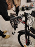 凤凰（Phoenix）折叠山地自行车男女成人学生青少年单车双减震碟刹轻便运动变速 黑红辐条轮 24速高配-24寸 实拍图