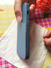 酷瑟 适用苹果13手机壳高端磨砂玻璃iphone镜头全包保护套防摔耐脏网红时尚男女新潮款 海军蓝 13（6.1寸双摄像头） 实拍图