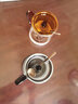 ORTOR玻璃马克杯水杯杯带手柄带盖茶杯家用办公商务喝水茶杯咖啡杯 魅酷情侣尊享六件套装 实拍图