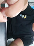 GLM敖瑞鹏代言短袖t恤男夏季休闲港风学生青少年宽松潮搭纯棉体恤ins 【纯棉】黑#情绪娃娃 3XL 实拍图