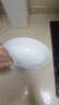 京东京造 骨瓷家用6英寸面碗陶瓷碗米饭碗可微波炉使用  2只装 纯白 晒单实拍图