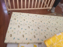 笑贝乐婴儿床实木无漆摇床BB床宝宝床可侧翻可与大人床对接可变书桌 床+蚊帐+七件套+棕垫（注颜色） 小床(92X54厘米) 实拍图