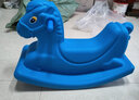 乐林源幼儿园摇摇马儿童摇摇木马周岁礼物骑骑马摇马婴幼儿宝宝户外玩具 蓝色小马 实拍图