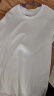 京东京造【水感T 3%棉中贵族】纯棉短袖t恤男轻奢免烫凉爽23夏 白色 XXL 晒单实拍图