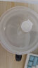 亿嘉泡面碗陶瓷带盖学生饭盒泡面杯保鲜碗汤碗 北欧泡面杯白色 实拍图