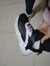 361°童鞋男女童网面透气春秋新款运动鞋革面款中大童魔术贴跑步鞋 碳黑/361度白【皮革】 34 实拍图