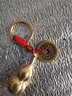 慈灵阁铜葫芦吊坠原矿朱砂粉颗粒原石楞严咒挂件嘎乌盒五帝钱小葫芦钥匙扣男女空心瓶子 铜葫芦钥匙扣款（内含朱砂颗粒和楞严咒） 实拍图