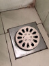 艾润不锈钢地漏盖厨房阳台卫生间防臭下水盖子圆型带碗盖板过滤网家用 1个12.5cm盖子(购2个发3个) 实拍图