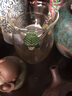 宣室堂 耐热玻璃茶具 玻璃茶漏 配件创意玻璃茶漏彩色玻璃茶漏 龙头茶漏 实拍图